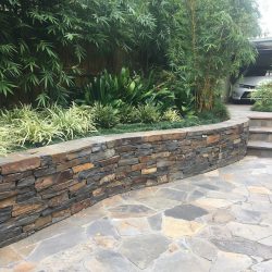 Stone Retaining Wall