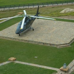 Stone Work Helicopter Pad